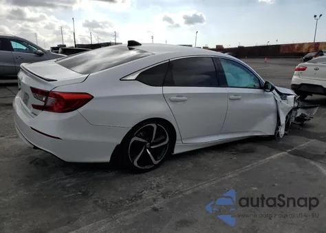 2022 Honda Accord Sport из США, поврежденный, VIN 1HGCV1F39NA103619